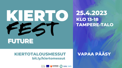 KIERTO FEST Future -kiertotalousmessut Tampere-talossa 25.4.2023