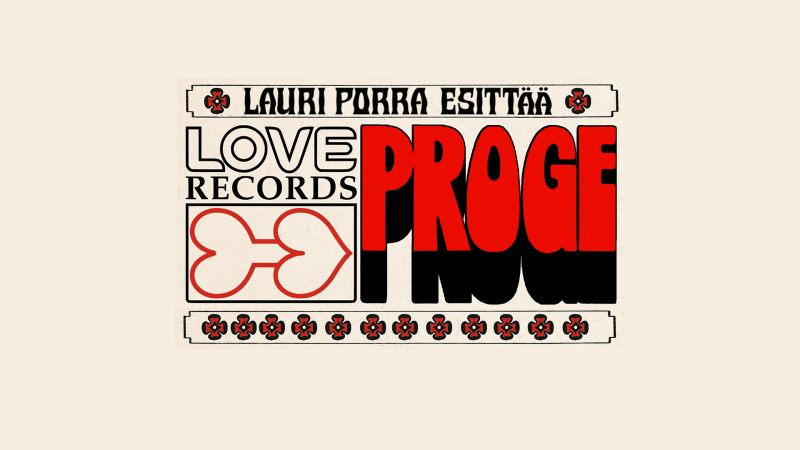 Love recordsin logo ja tapahtuman nimi keskellä kuvaa.