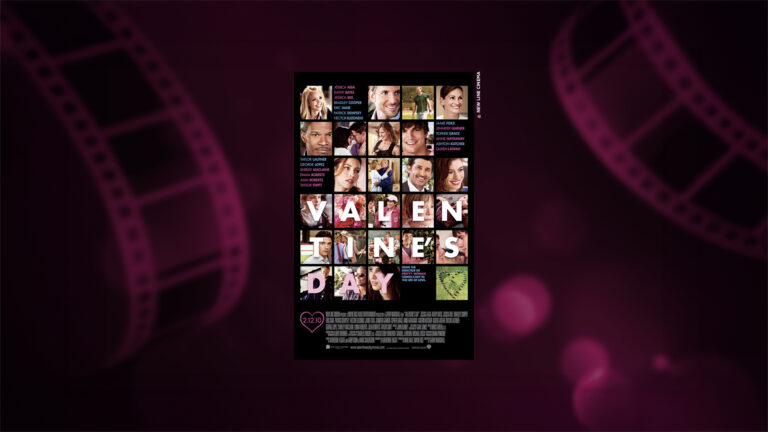 Violettia leffataustaa vasten Valentine´s Day posteri