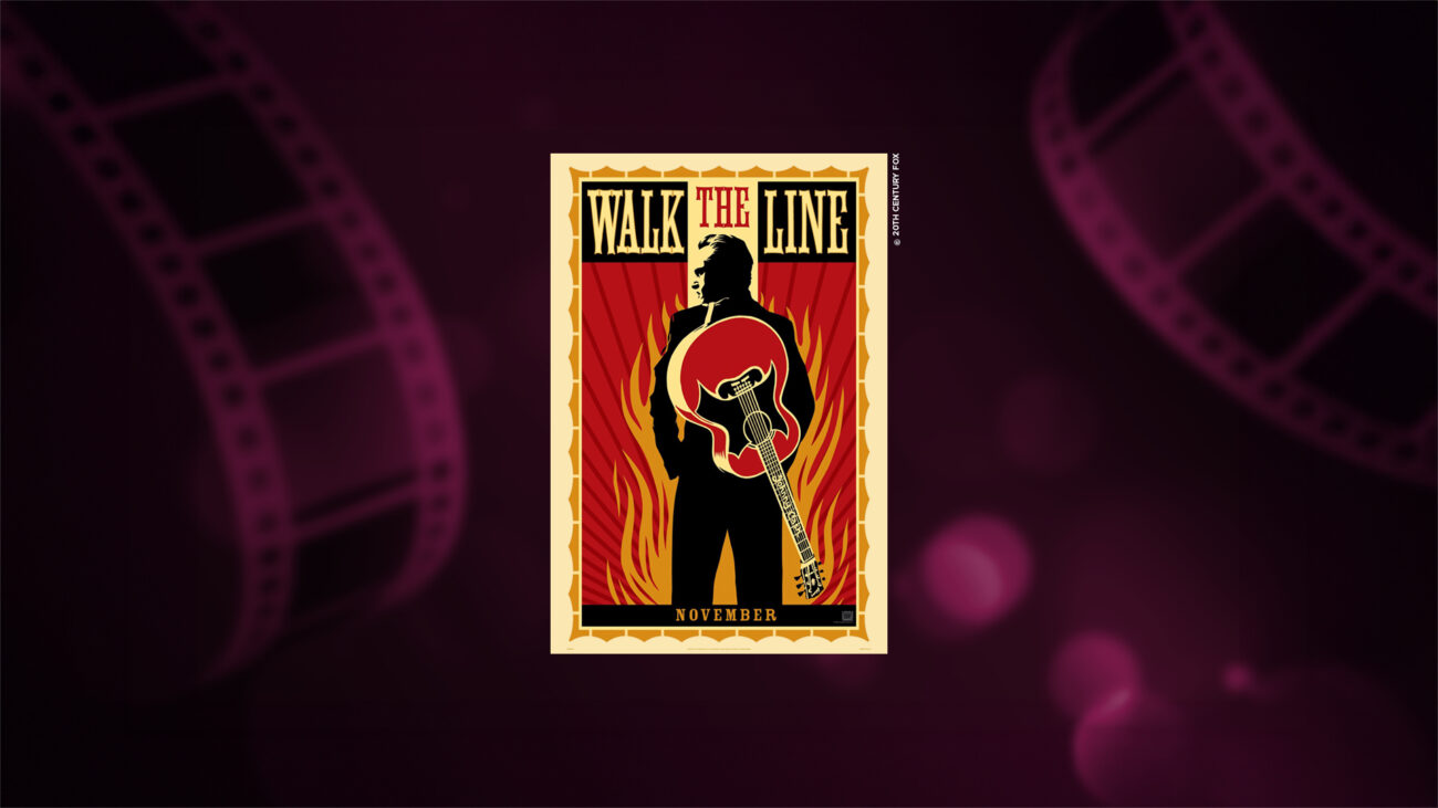 Violettia leffataustaa vasten Walk the Line posteri