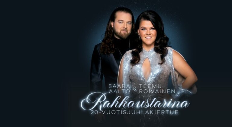 Artistit mustaa taustaa vasten
