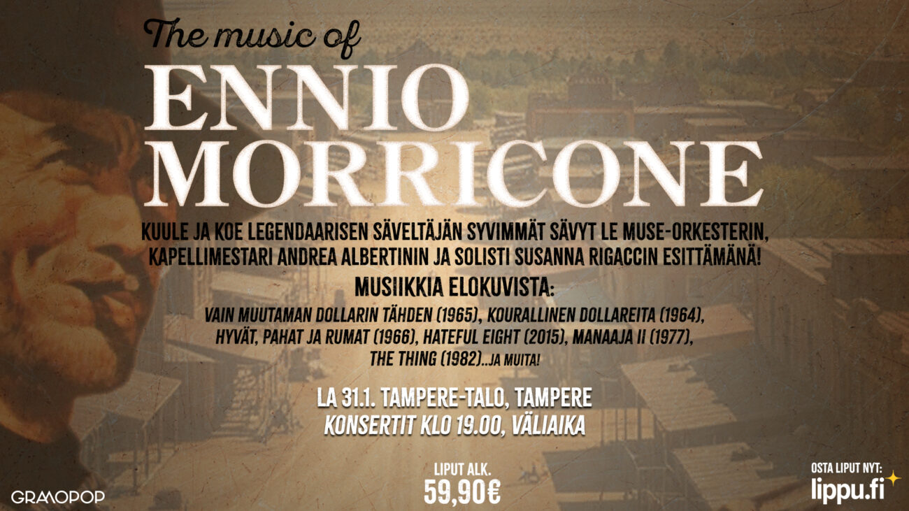 Mainoskuva The Music of Ennio Morricon -konsertista
