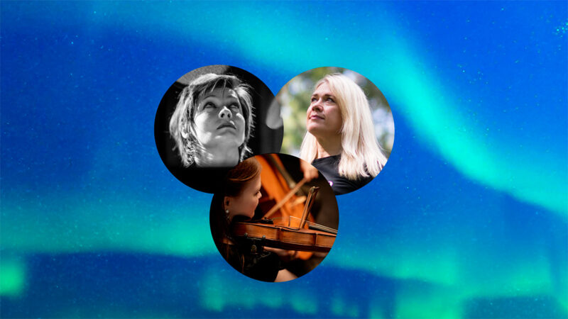 Tampere Chamber Music -festivaalin avajaiskonsertti: Kuvassa Heini Kärkkäinen ja Natacha Kudritskaya