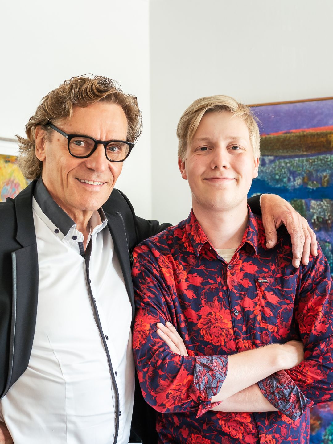 Bisnes & Kulttuuri seminaarin puhuja Gabriel Hoikkala ja Tuomas Hoikkala