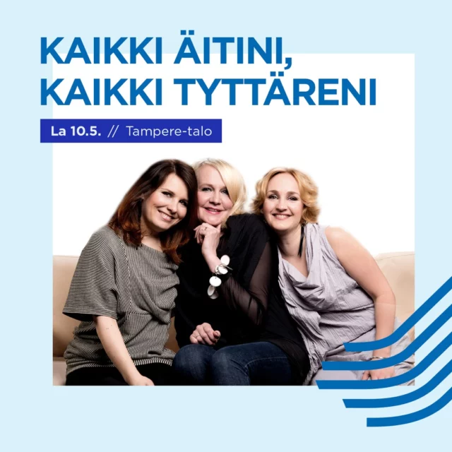 Mitäs kivaa meillä tällä viikolla on tarjolla? Tanssit, klassista musiikkia, huumoria ja äitien hemmottelua! 💐

✨ Ma 5.5. klo 14 Pääaula | Teetanssit
✨ Pe 9.5. klo 18 Pääaula | Aulaklubi: PMO soi!
✨ Pe 9.5. klo 19 Iso sali | Tampere Filharmonia: Unia ja goottilaisia näkyjä
✨ La 10.5. klo 19 Iso sali | Kaikki äitini, kaikki tyttäreni
✨ La 10.5. klo 16 ja 19.30 Tuulensuun Palatsi | Nikotellen ”One more night” Live tour - LOPPUUNMYYTY
✨ Su 11.5. klo 11 ja 14 Tuulensuun Palatsi | Äitienpäiväbuffet
✨ Su 11.5. klo 11 Ravintola Tuhto | Muumibrunssi

👉 Lue lisää ja osta liput: tampere-talo.fi/

#Tamperetalo #äitienpäivä #elämäsitilaisuus #menovinkit #Tampere