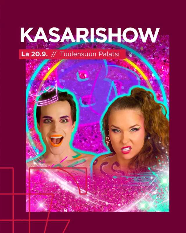 Tuulensuun Palatsin syksyn ohjelmisto on täydentynyt! 🤩 Syksyllä Tuulensuun Palatsissa nähdään upeita musiikkishow'ta, Murhamysteerejä, stand uppia sekä jo legendaariseksi muodostunut Horror & Tease Burlesque Show.

Tuulensuun Palatsin ohjelmistoon lisätyt elämykset:
❤️ La 20.9. Kasarishow
❤️ La 11.10. Horror and Tease Burlesque Show (K18)
❤️ To 23.10. Tuulensuun Palatsin stand up -ilta: Vilja, Patronen, Lankoski & Rok (K18)
❤️ Ke 29.10. Murhamysteeri-illallinen: Noidankehä
❤️ To 6.11. Tuulensuun Palatsin stand up -ilta All Female: Ahonen, Herlin, Hiekkataipale & Haimila (K18)
❤️ La 8.11. GIMMEABBA!
❤️ Ke 26.11. The Miracle – A Night With Queen
❤️ To 27.11. Murhamysteeri-illallinen: Noidankehä
❤️ To 11.12. Murhamysteeri-illallinen: Takauma
❤️ La 20.12. Fredi Lilius: ADHD -Supervoima (K18)

Kaikki näiden liput ovat myynnissä nyt, osta omasi pian! 😍👉 tuulensuunpalatsi.fi

#tuulensuunpalatsi #tampere #tapahtumattampere #menovinkit #tekemistätampereella #tamperetalo